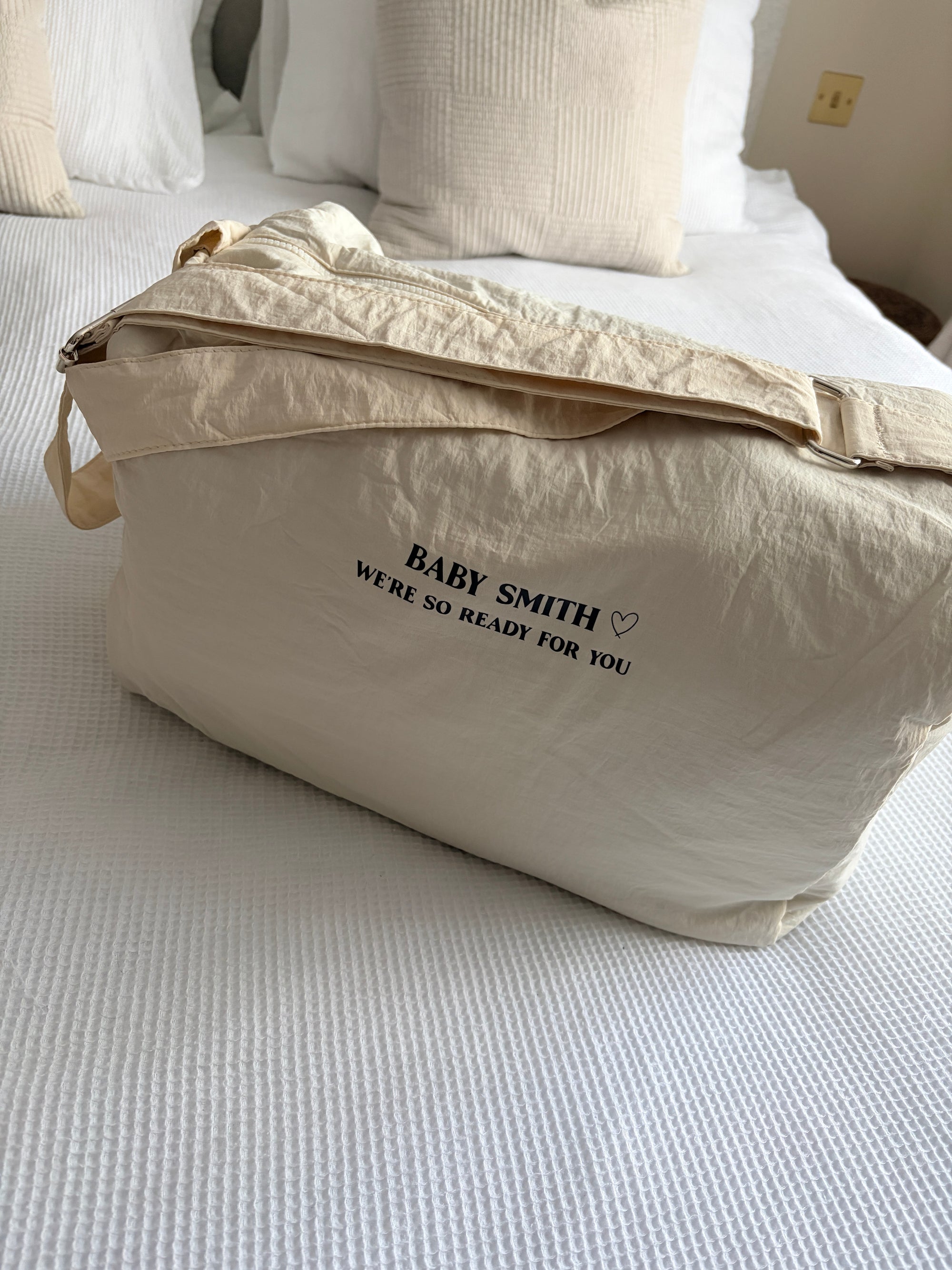 Personalised Hoapital Bag - Baby ** we are so ready for you