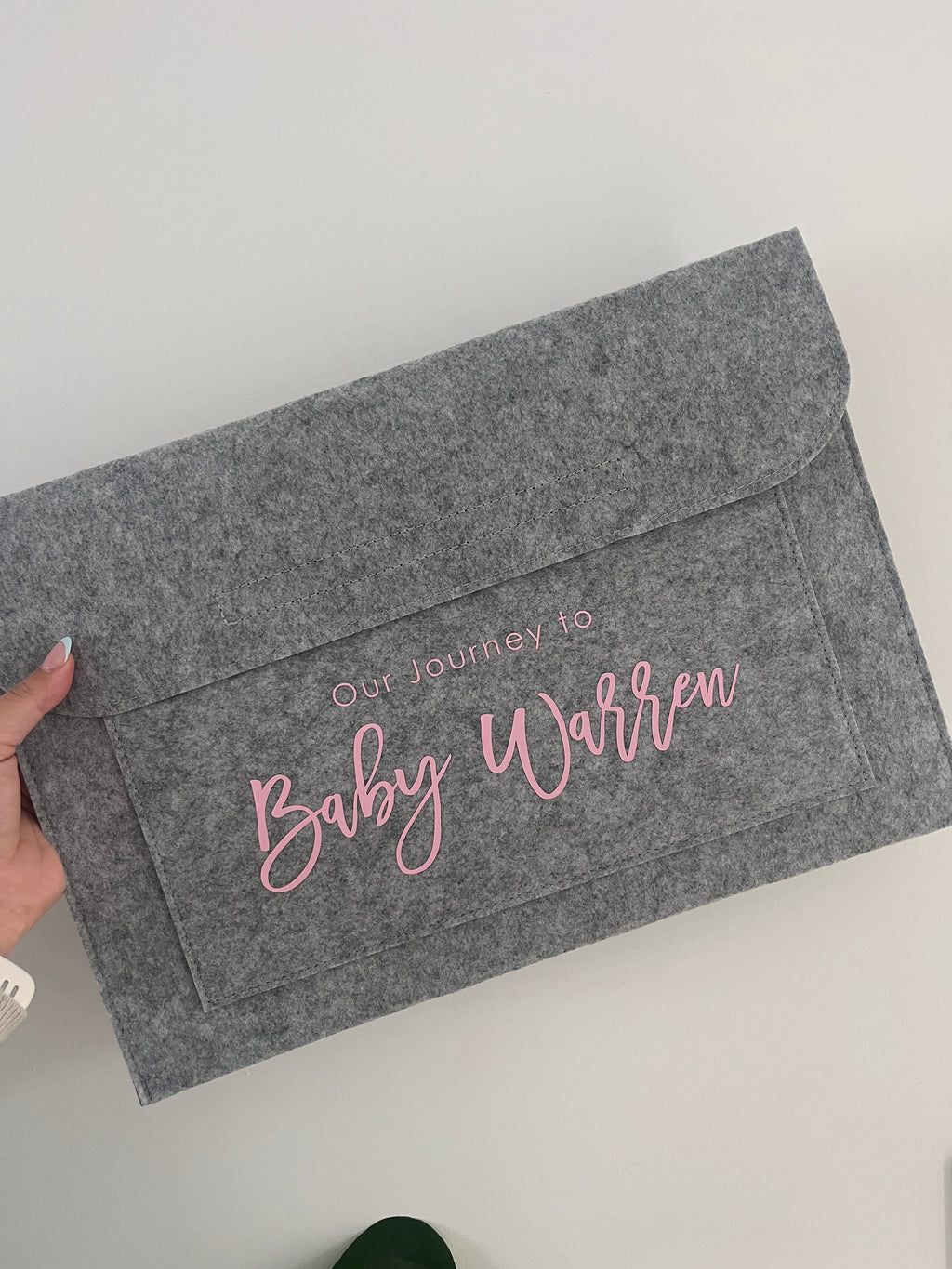 Maternity Notes Folder Our Journey to Baby Surname Pregnancy Organiser Pregnancy keepsake Mum to be Gift baby Hospital Notes carrier