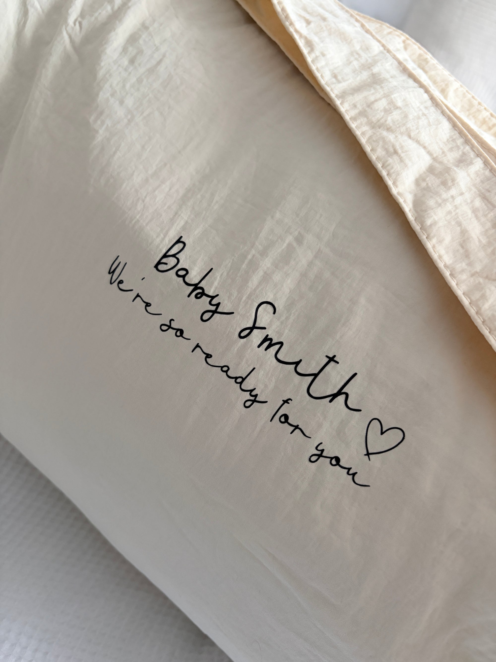 Personalised Hoapital Bag - Baby ** we are so ready for you