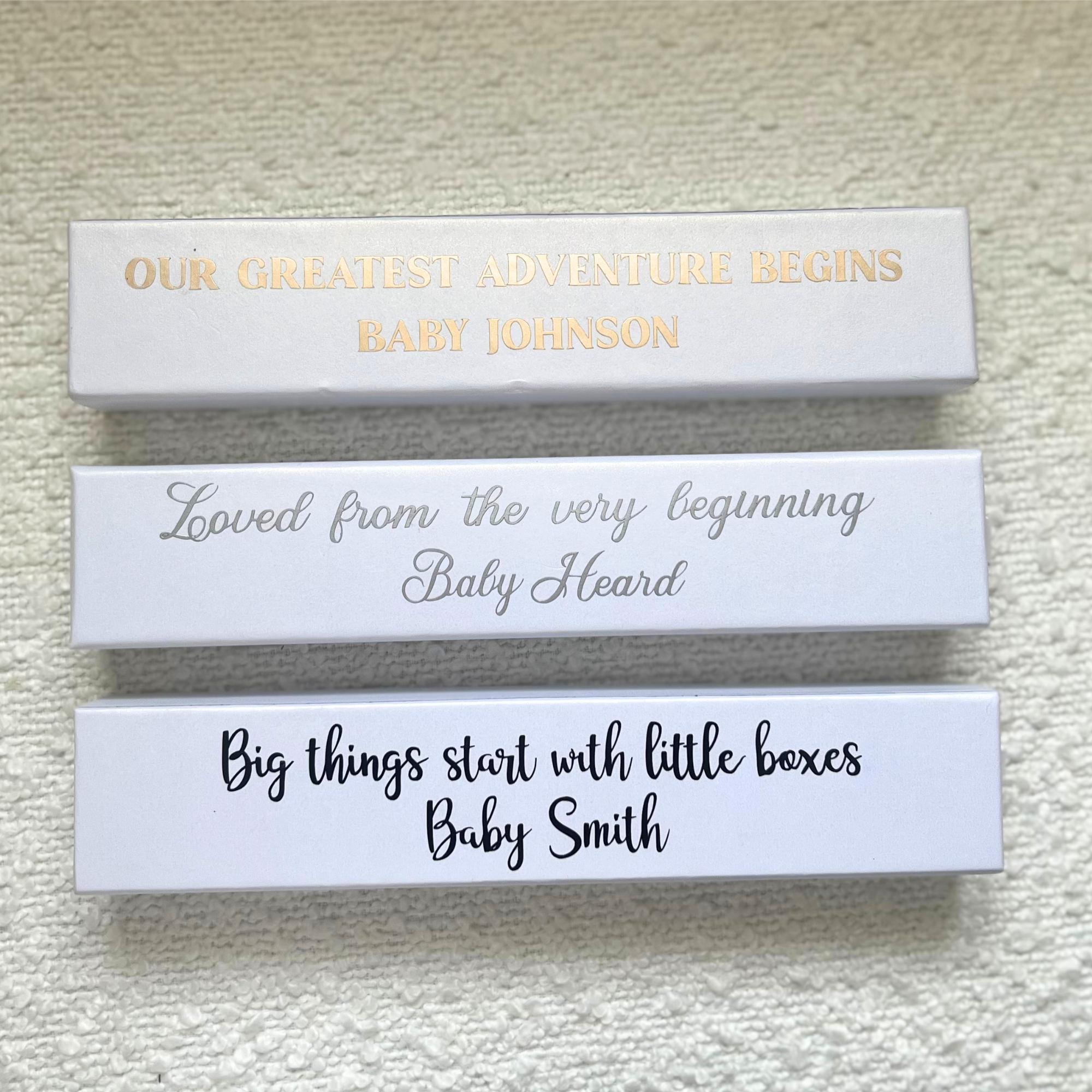 Personalised Pregnancy Test Keepsake Box – Custom Baby Announcement Gift | New Baby Memory Box | Baby Reveal Keepsake