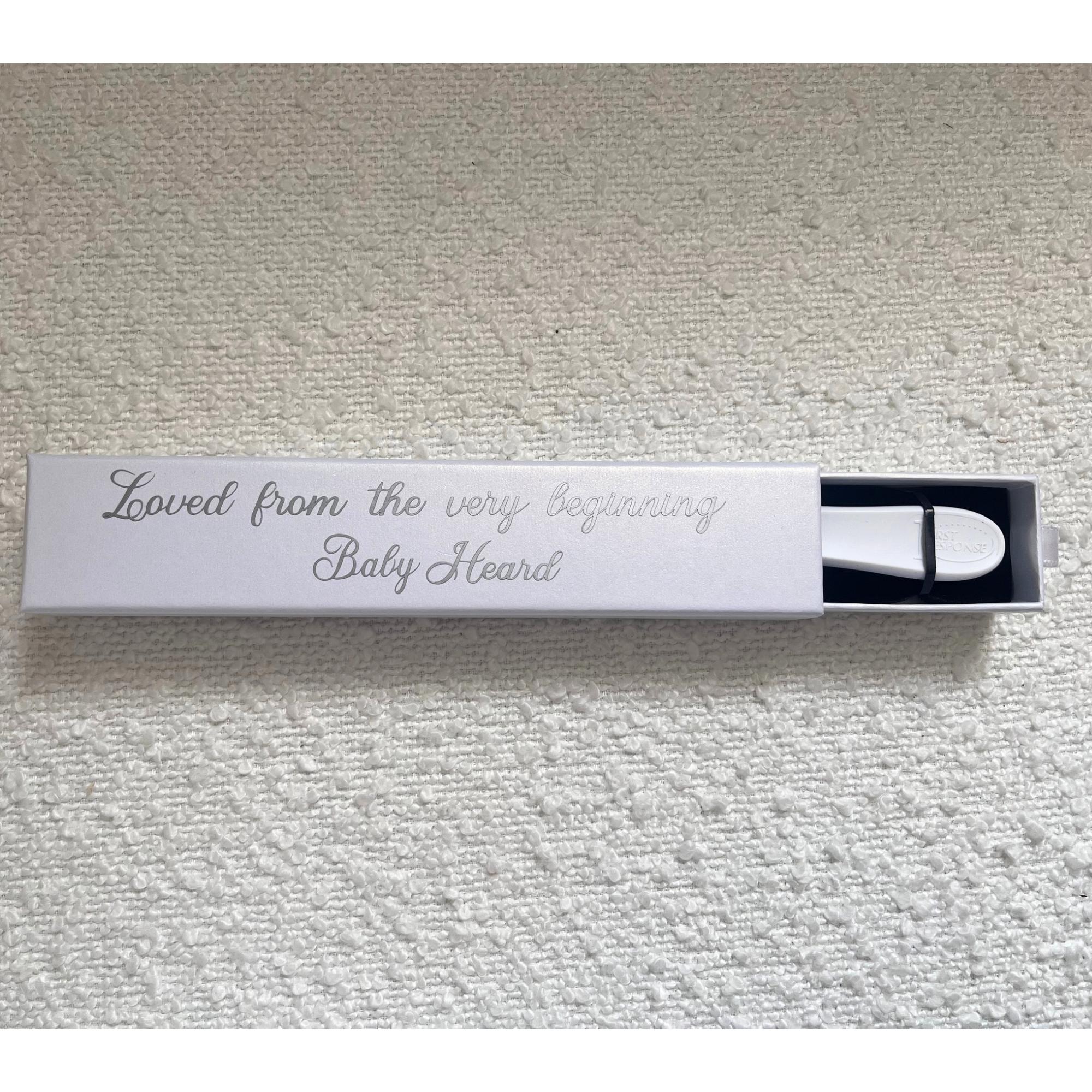 Personalised Pregnancy Test Keepsake Box – Custom Baby Announcement Gift | New Baby Memory Box | Baby Reveal Keepsake