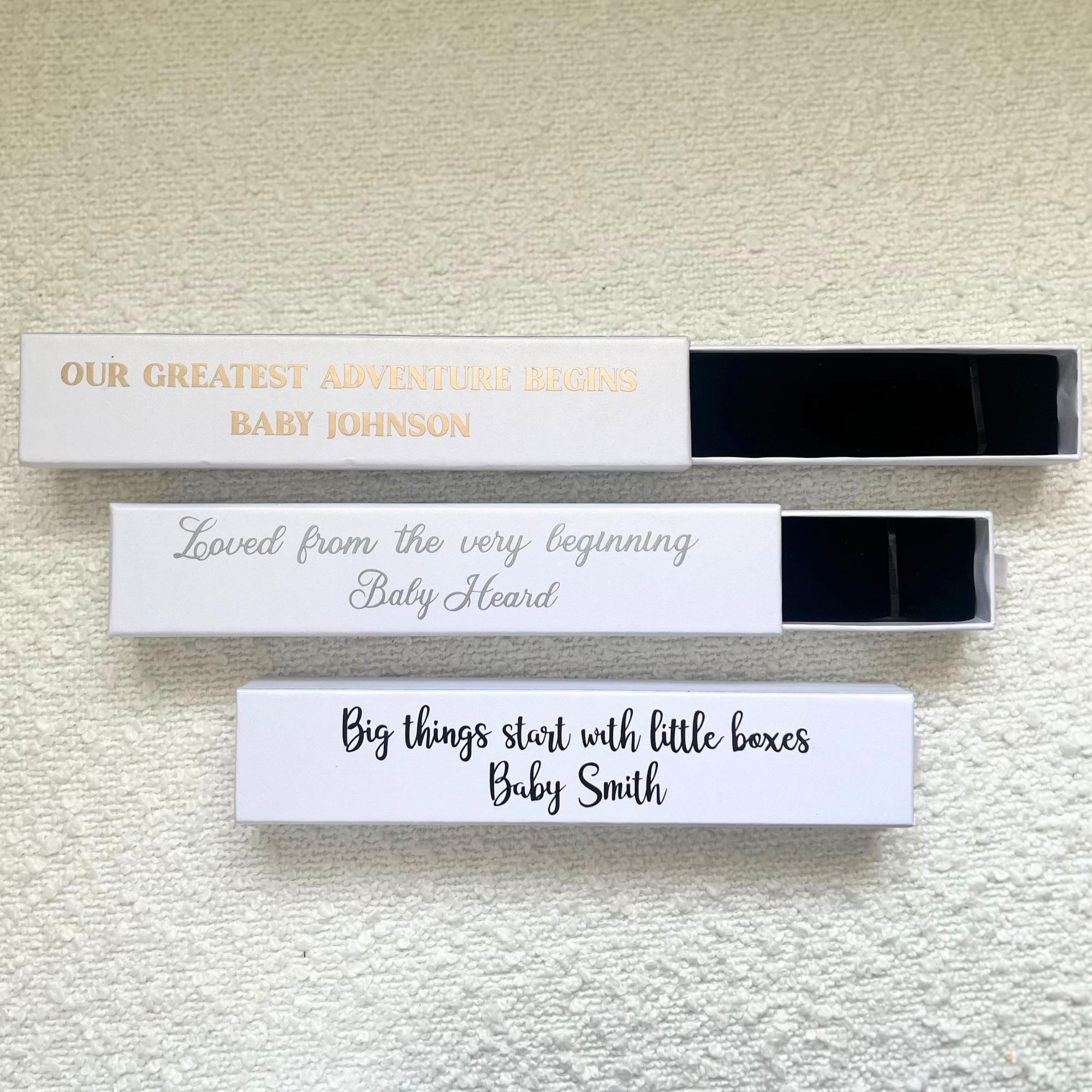 Personalised Pregnancy Test Keepsake Box – Custom Baby Announcement Gift | New Baby Memory Box | Baby Reveal Keepsake